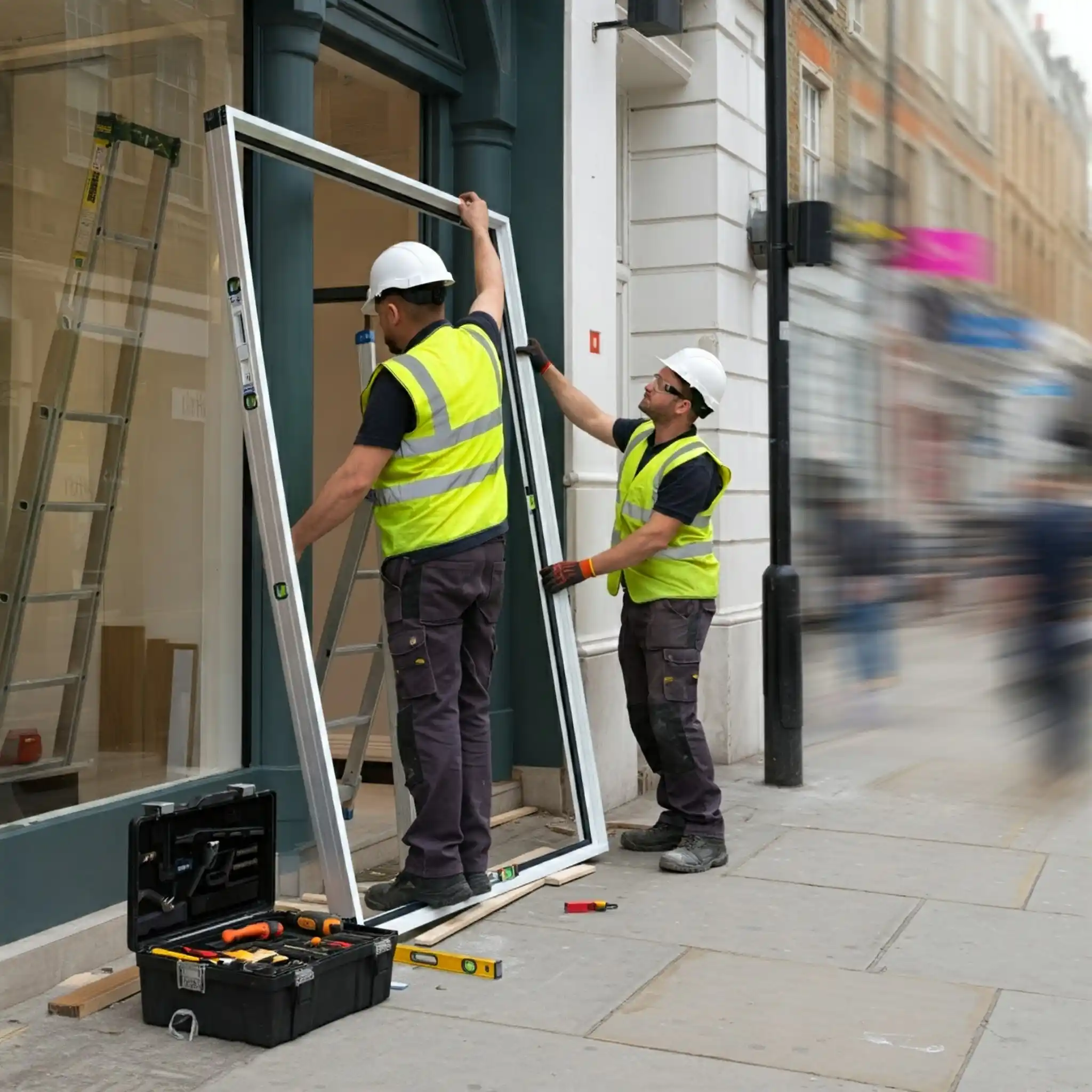 Modern commercial shopfront in Woodstock